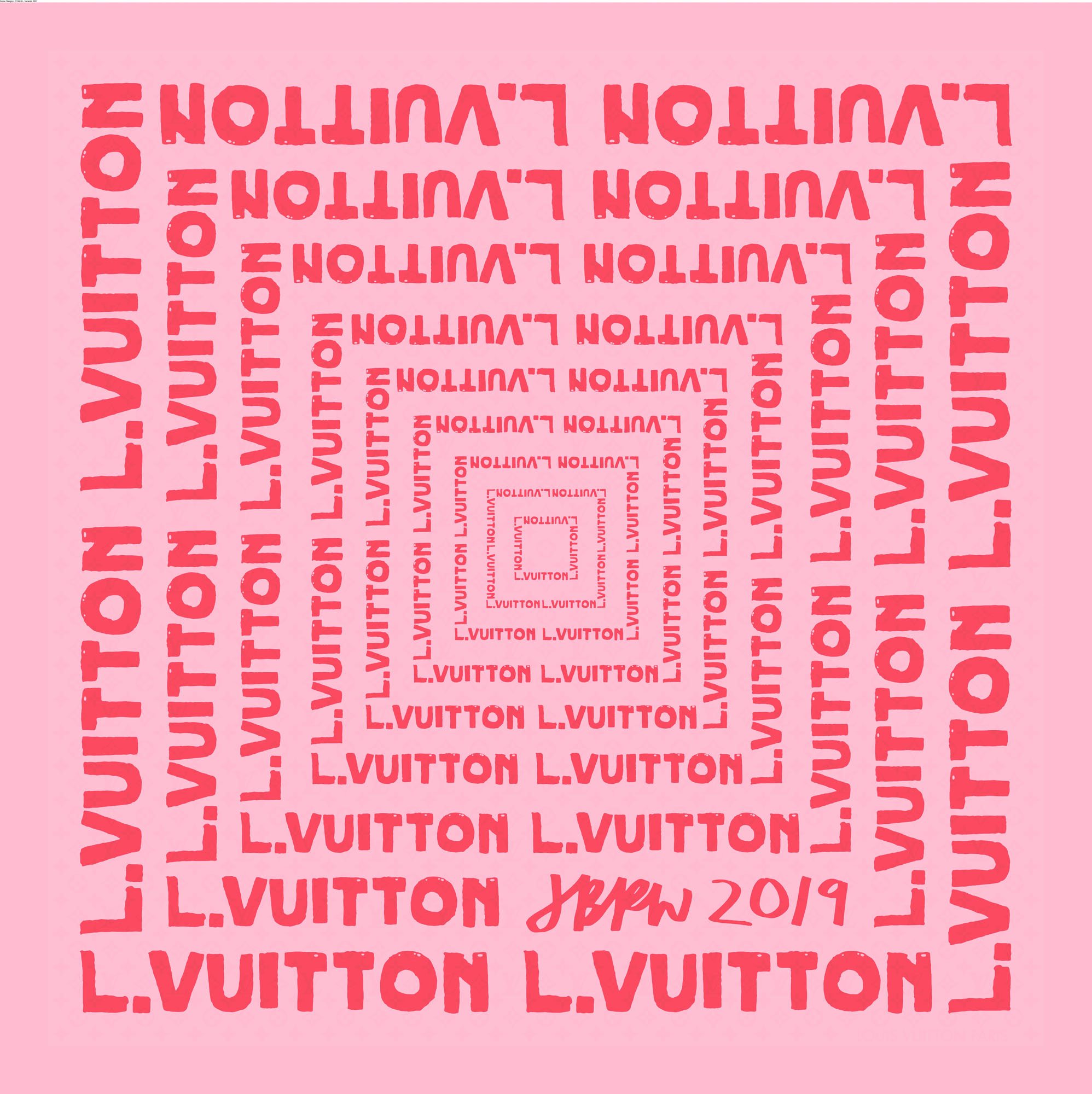 L'objet du jour : le foulard Louis Vuitton x Jonas Wood