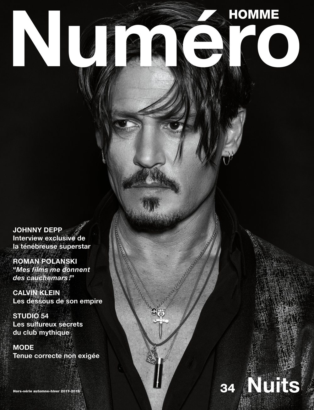 Exclusif : Johnny Depp par Jean-Baptiste Mondino en couverture du nouveau Numéro Homme 