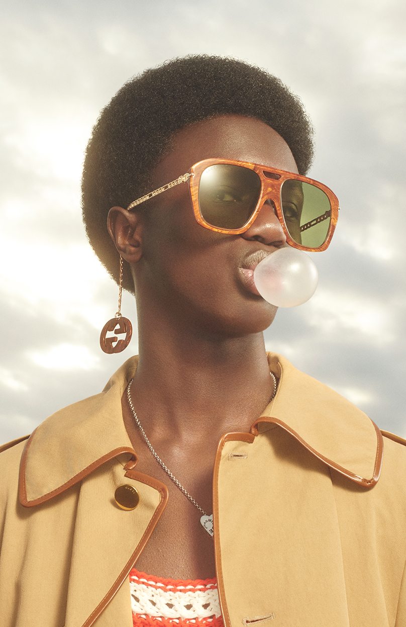 Gucci signe les lunettes de soleil les plus excentriques de la saison