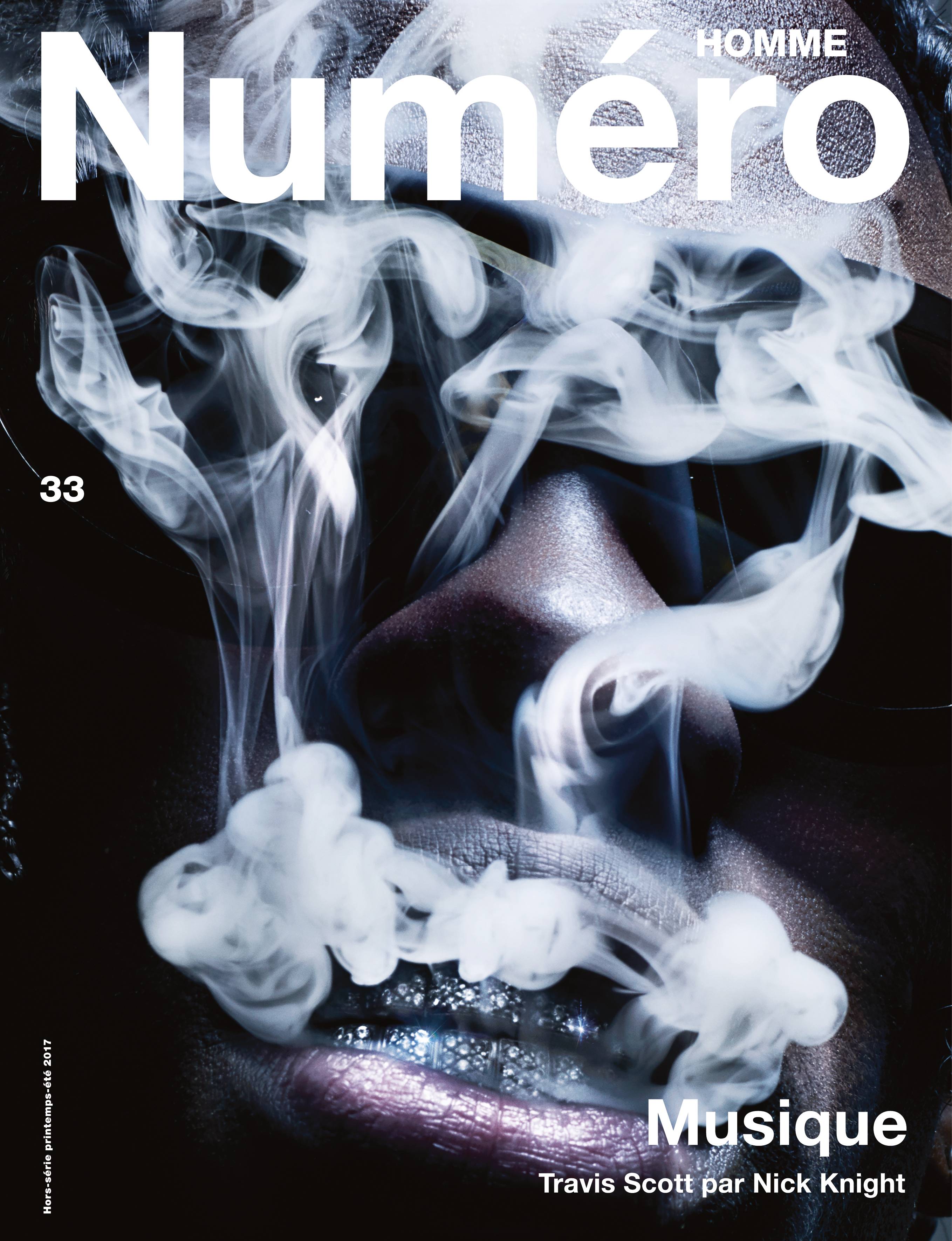 Exclusive: Travis Scott by Nick Knight on the cover of Numero Homme Musique