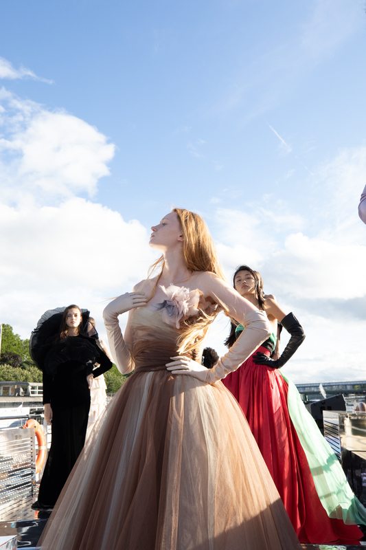 Balmain sur Seine show: TikTok and vintage couture