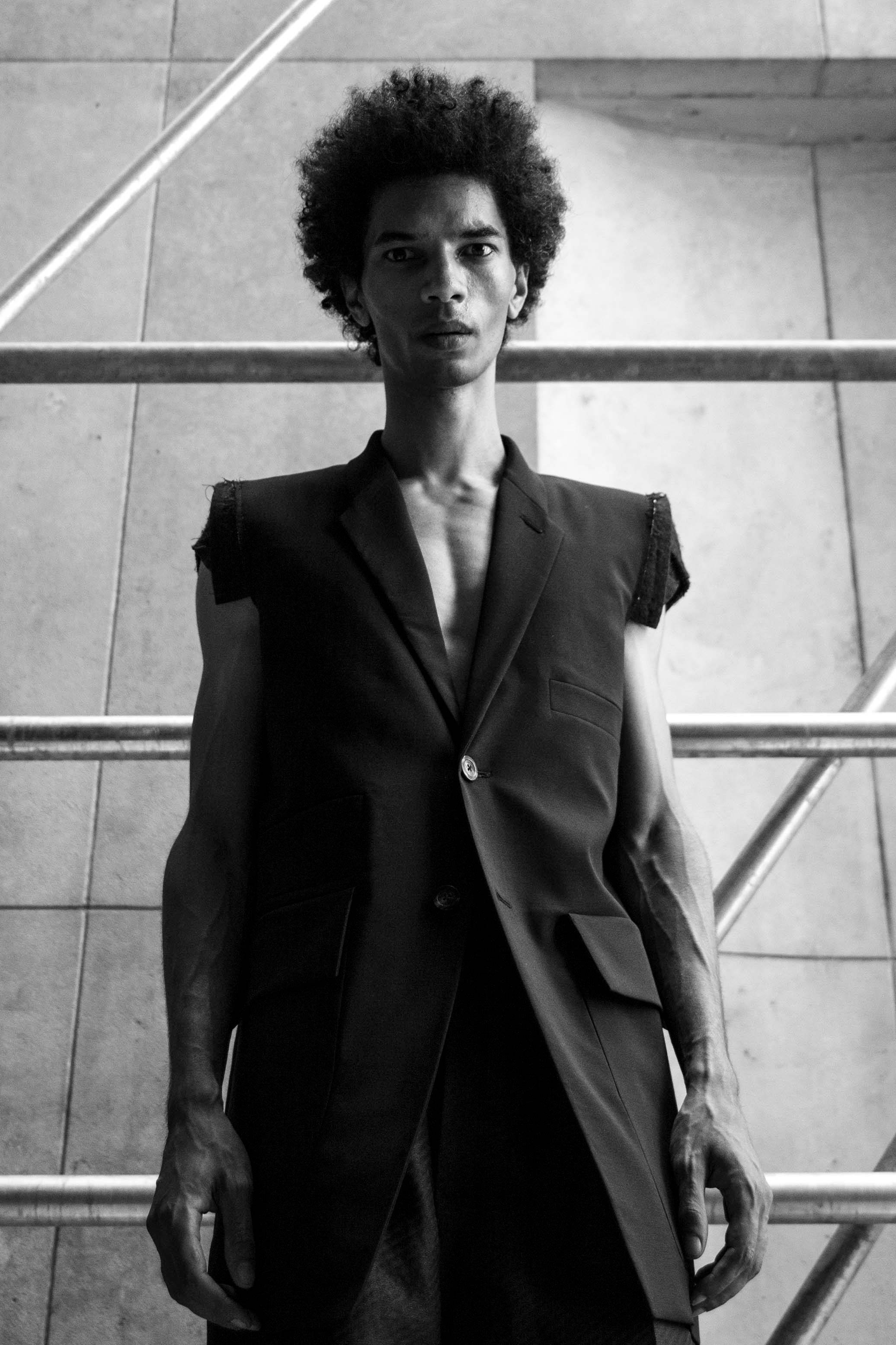 Backstage: Rick Owens spring-summer 2018 show photographed by Mehdi Mendas 