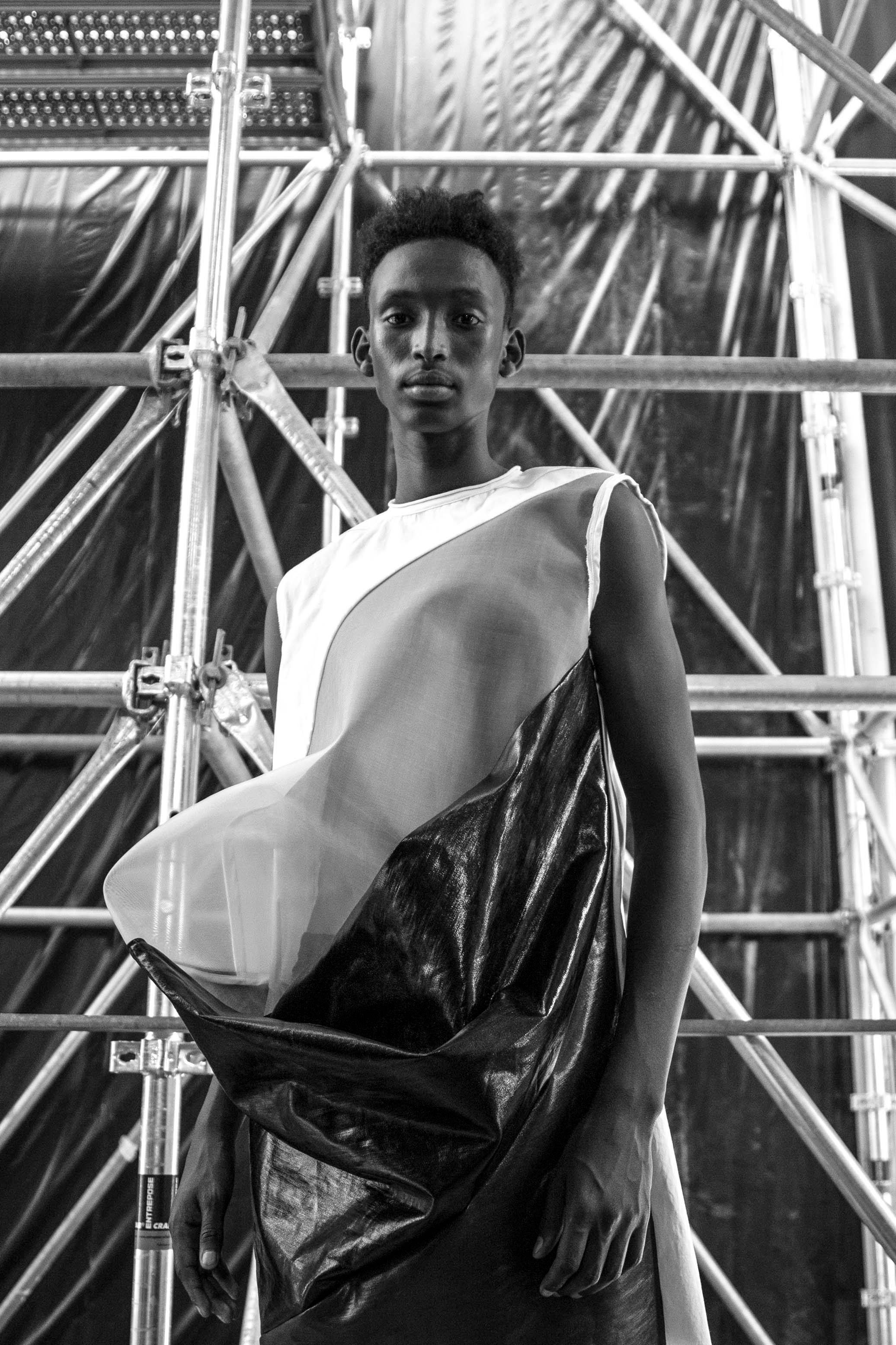 Backstage: Rick Owens spring-summer 2018 show photographed by Mehdi Mendas 