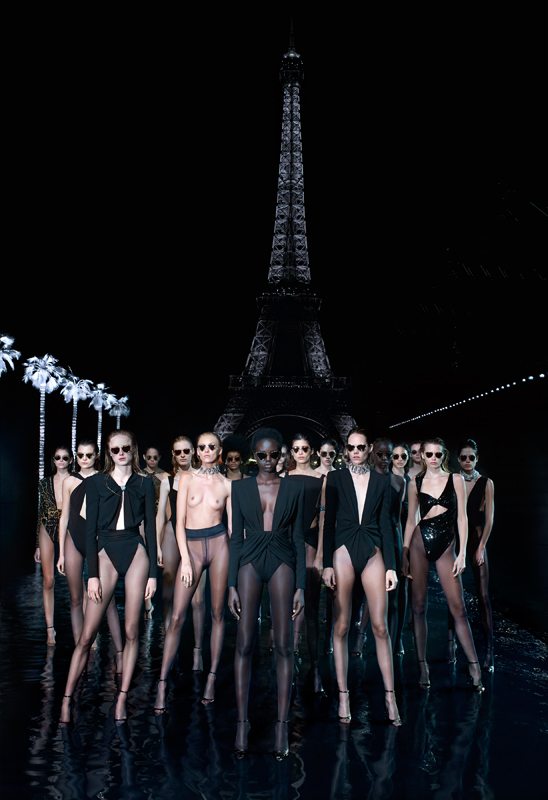 Self by Vanessa Beecroft for Saint Laurent shown at Miami At Basel