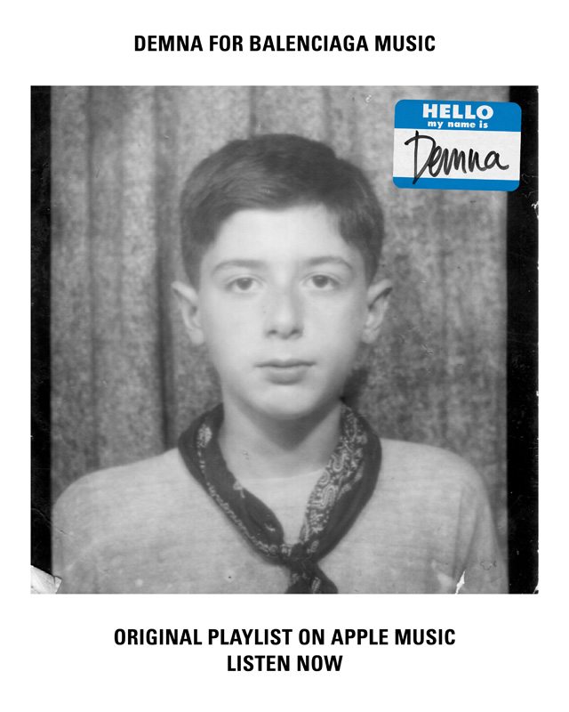 Balenciaga dévoile des playlists pour Apple Music