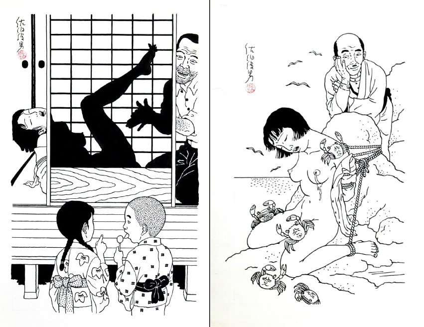 Les dessins érotico-grotesques de Toshio Saeki s’exposent à la galerie Arts Factory