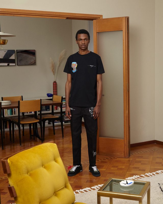Virgil Abloh pays tribute to Basquiat with a capsule collection
