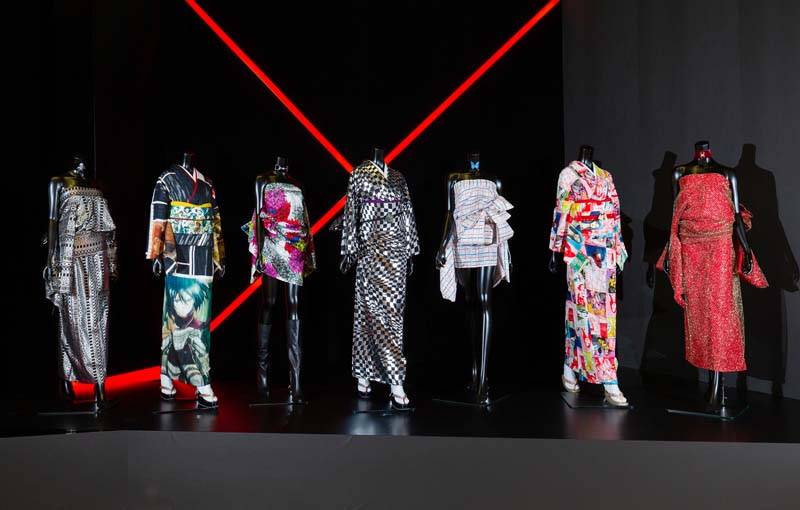 Japanese rock star Yoshiki exhibits his kimonos at the V&A
