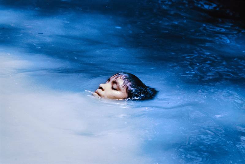 Claudia Andujar, “The young Susi Korihana Thëri swimming”, Catrimani, Roraima (1972–74) © Claudia Andujar