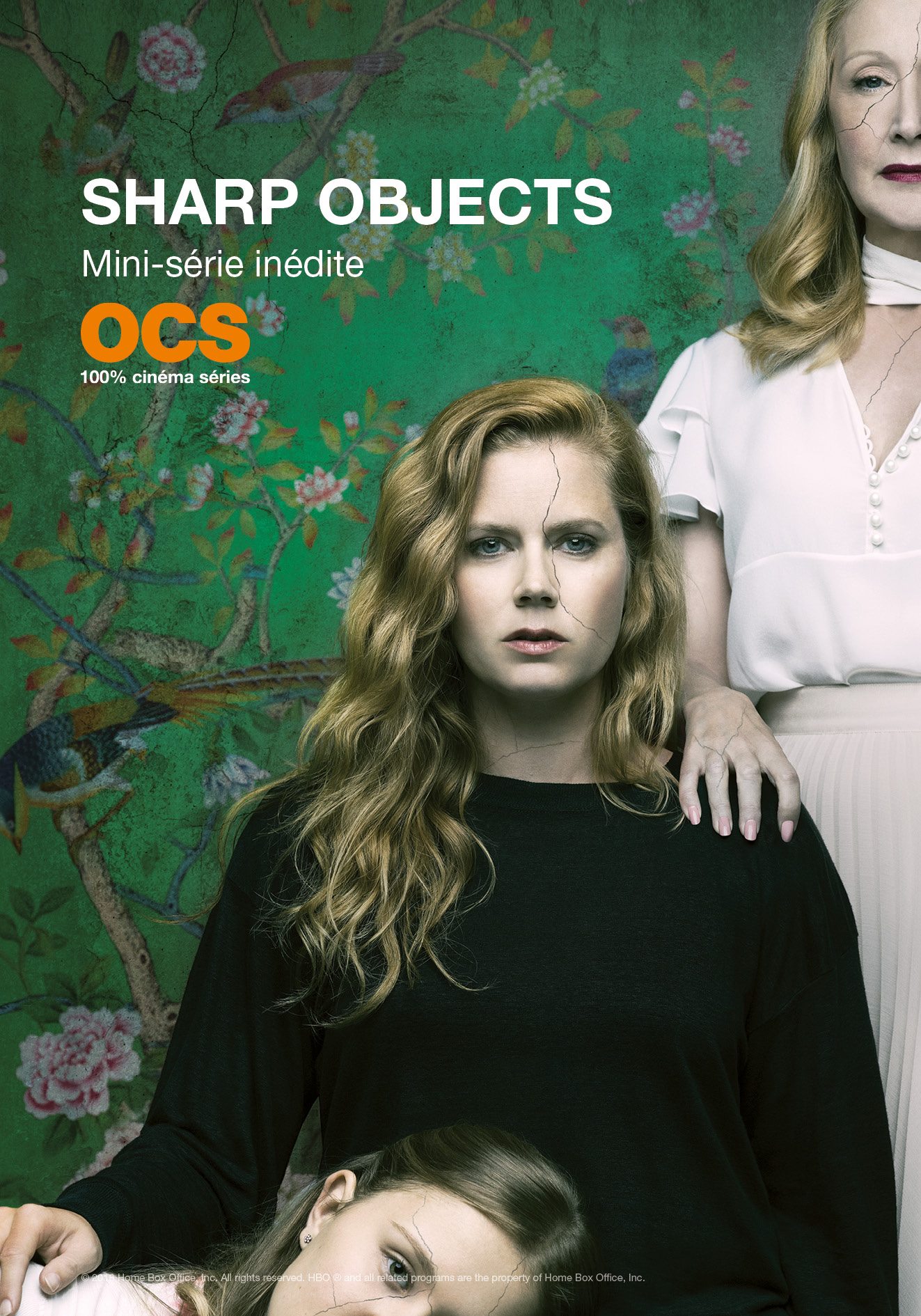 L'affiche de la série “Sharp Objects” © 2018 Home Box Office, Inc. All rights reserved. HBO ® and all related programs are the property of Home Box Office, Inc.