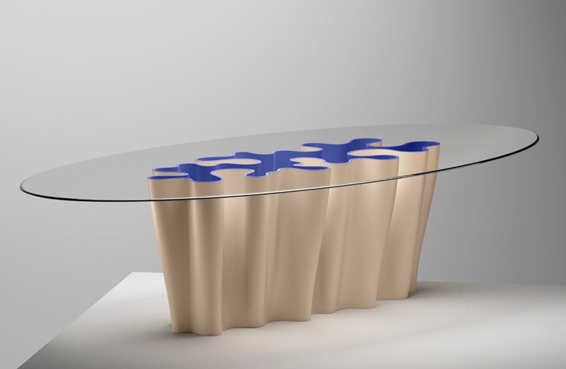 “Anemona Table” réalisée par l’artiste Laura Baldassari et le designer Alberto Biagetti.