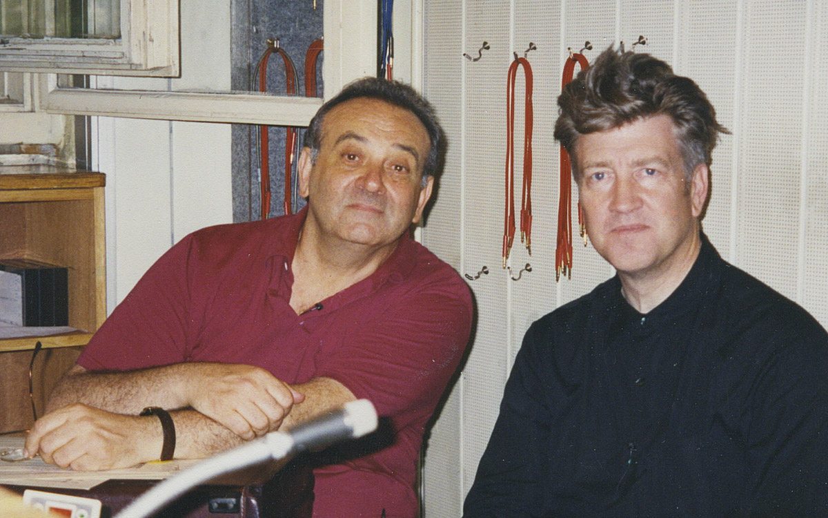 Angelo Badalamenti et David Lynch en 1996.