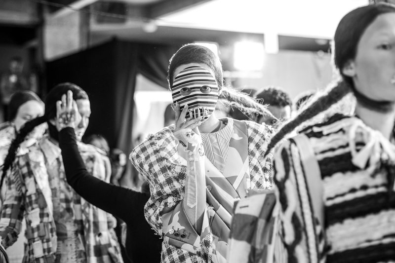 Backstage : Thom Browne Spring-Summer 2019 fashion show seen by Mehdi Mendas
