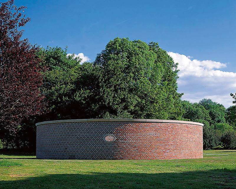 Sanctuarium (1997) de Herman de Vries, Skulptur Projekte à Münster en 1997.
