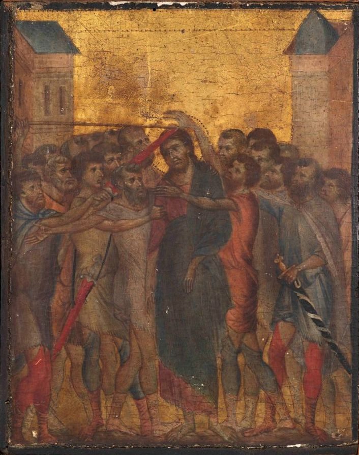Cimabue, “Le Christ Moqué” (c. 1280).