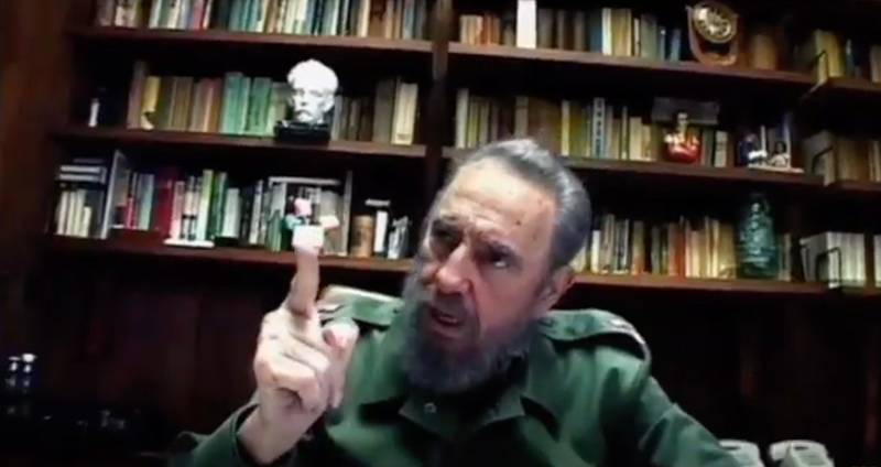 Fidel Castro dans "Comandante" d'Oliver Stone (2003)