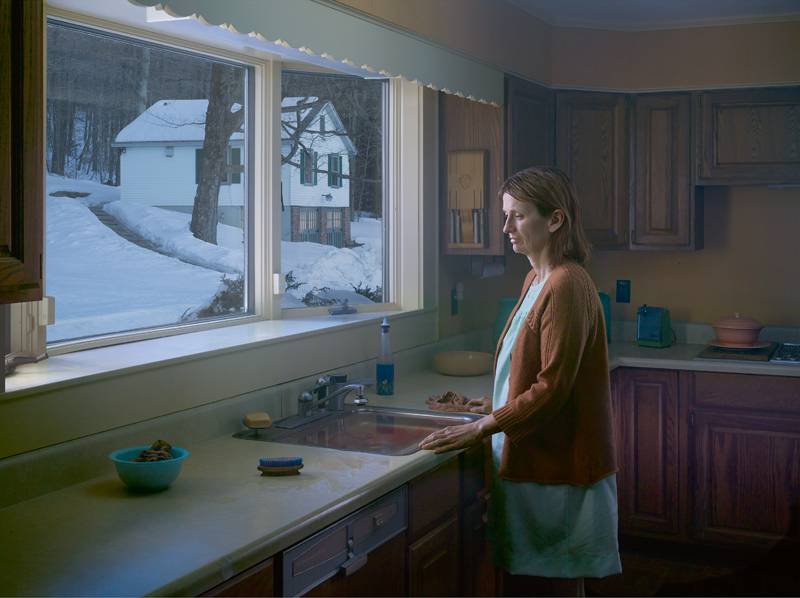 “Woman at Sink”, Gregory Crewdson, 2014.