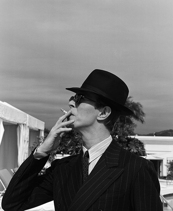 David Bowie à Los Angeles en 1993 par Michel Haddi.