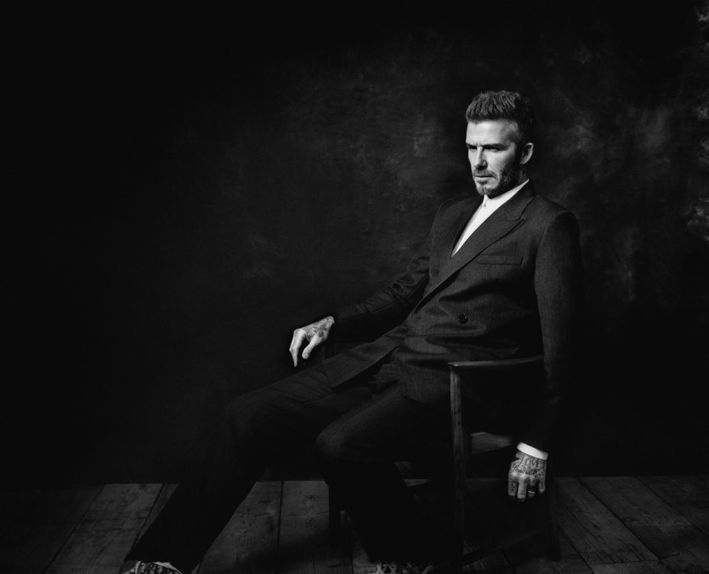 David Beckham by Nikolai von Bismarck in “The Dior Sessions”.