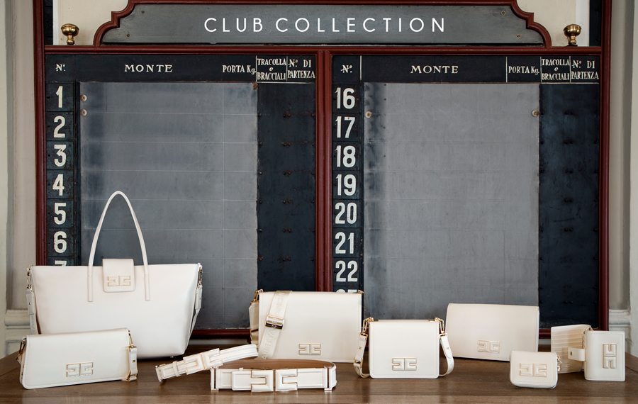 La nouvelle ligne de maroquinerie sans cuir "Club Collection” d'Elisabetta Franchi