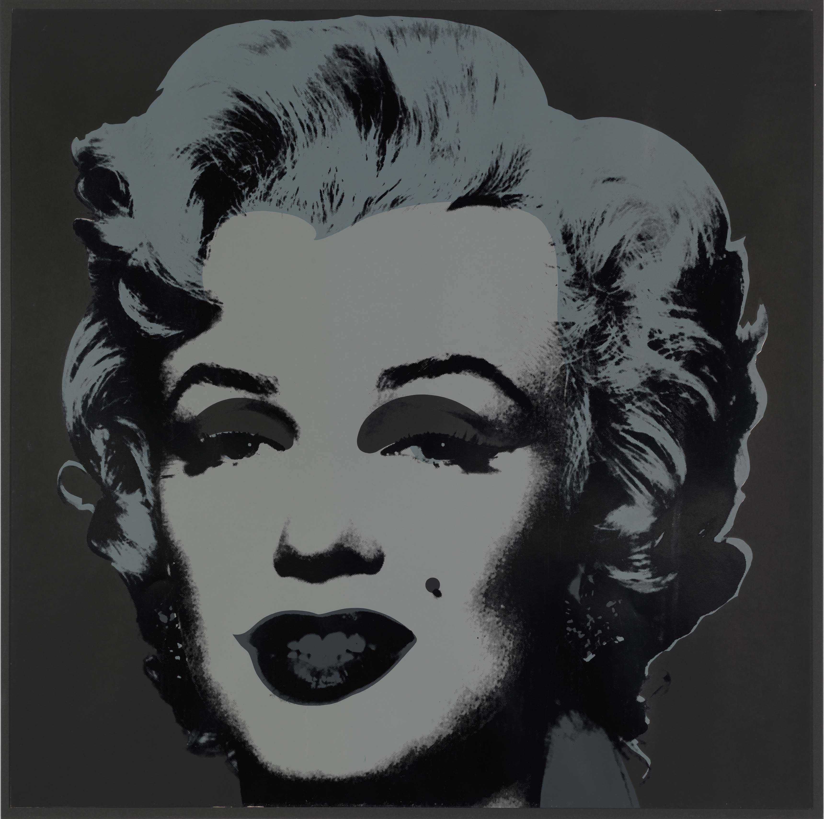 Andy Warhol, Marilyn, 1967, du portfolio Marilyn, 1967, sérigraphie, 91,4 × 91,4 cm, acquisition © Adagp, Paris, 2017