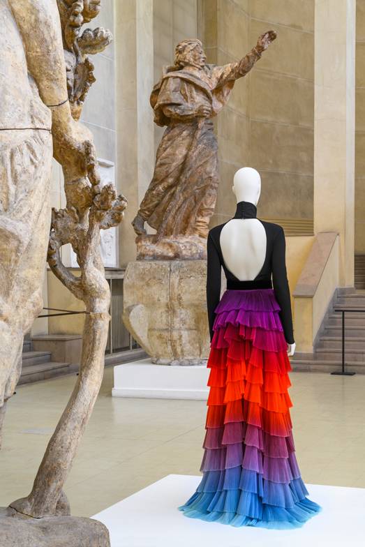 Givenchy par Clare Waight Keller, “Thaïs”, body, jupe et ceinture portées par Cate Blanchett, haute couture printemps-été 2018. © Paris Musées / Pierre Antoine