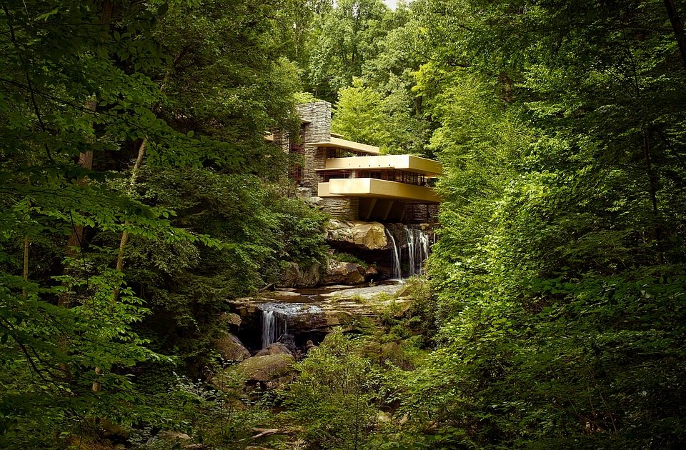 “La Maison sur la cascade”, (1936-1939), État de Pennsylvanie, États-Unis. Photo : courtesy Pixabay.