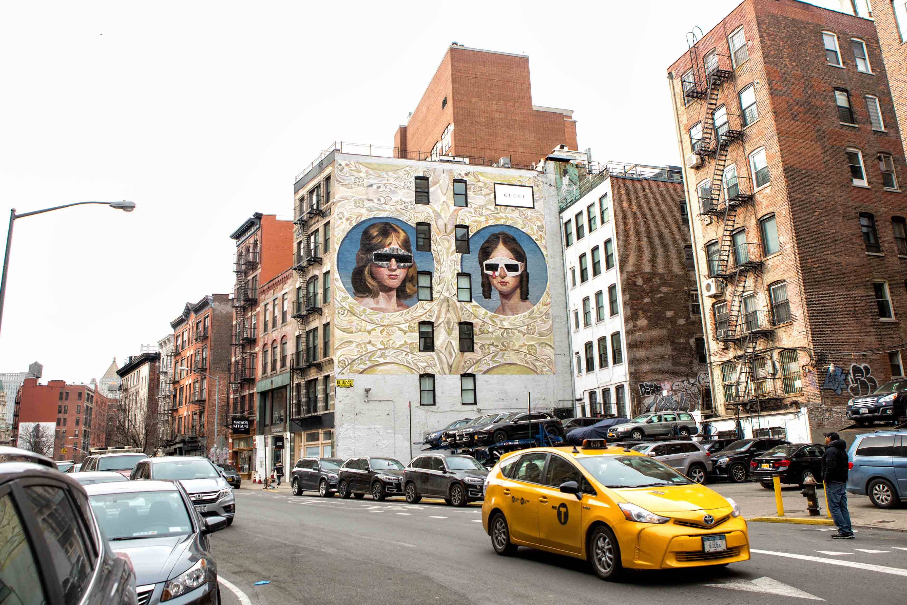 Art wall, Gucci, New York