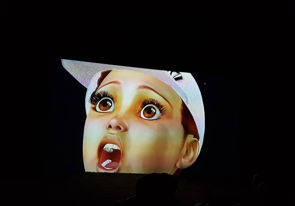 Clip from Jon Rafman's video, key moment at Art Basel Unlimited 2018.