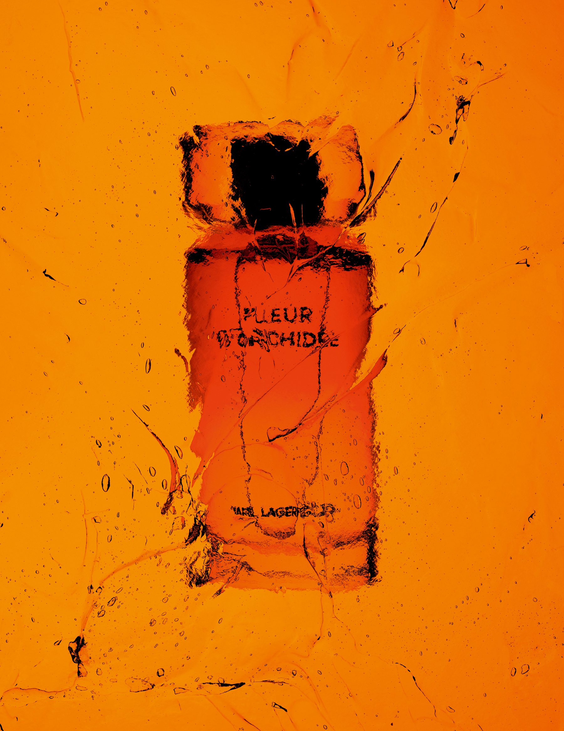 “Fleur d’Orchidée”, collection Les Parfums Matières, eau de parfum, KARL LAGERFELD.