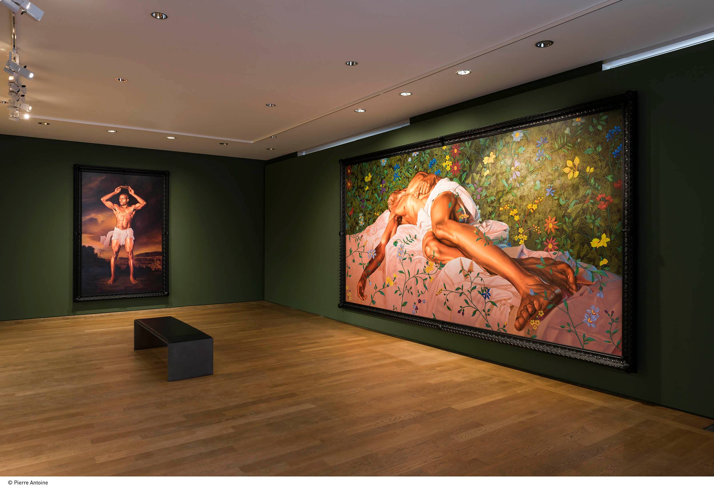 View of the “Lamentation” exhibition by Kehinde Wiley held from October 20th, 2016 to January 15th, 2017 at the Petit Palais, Paris, © Pierre Antoine.