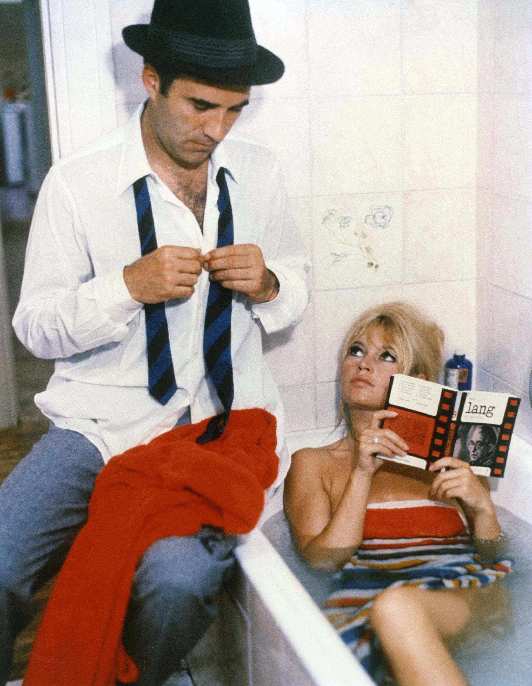 Michel Piccoli et Brigitte Bardot, "Le Mépris" (1963) de Jean-Luc Godard