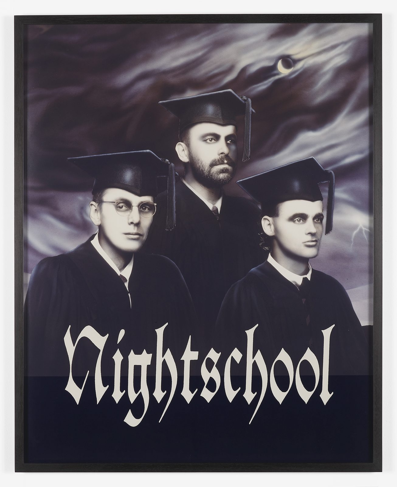 “Nightschool” (1989) de General Idea. Laque sur vinyle, 225.4 x 160 cm.
