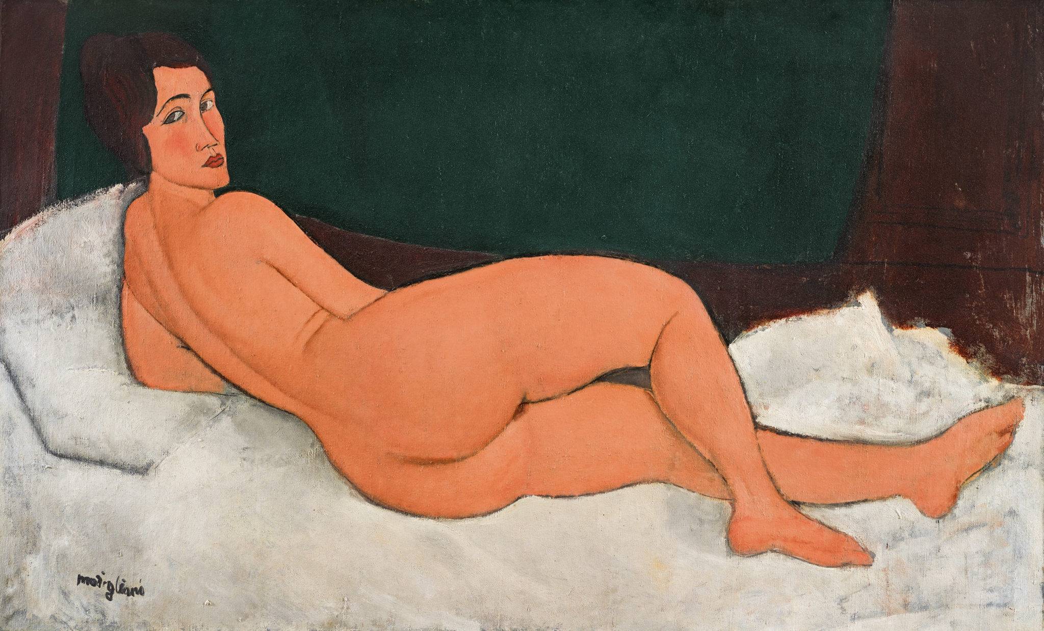 “Nu couché” (1917), Amadeo Modigliani. 