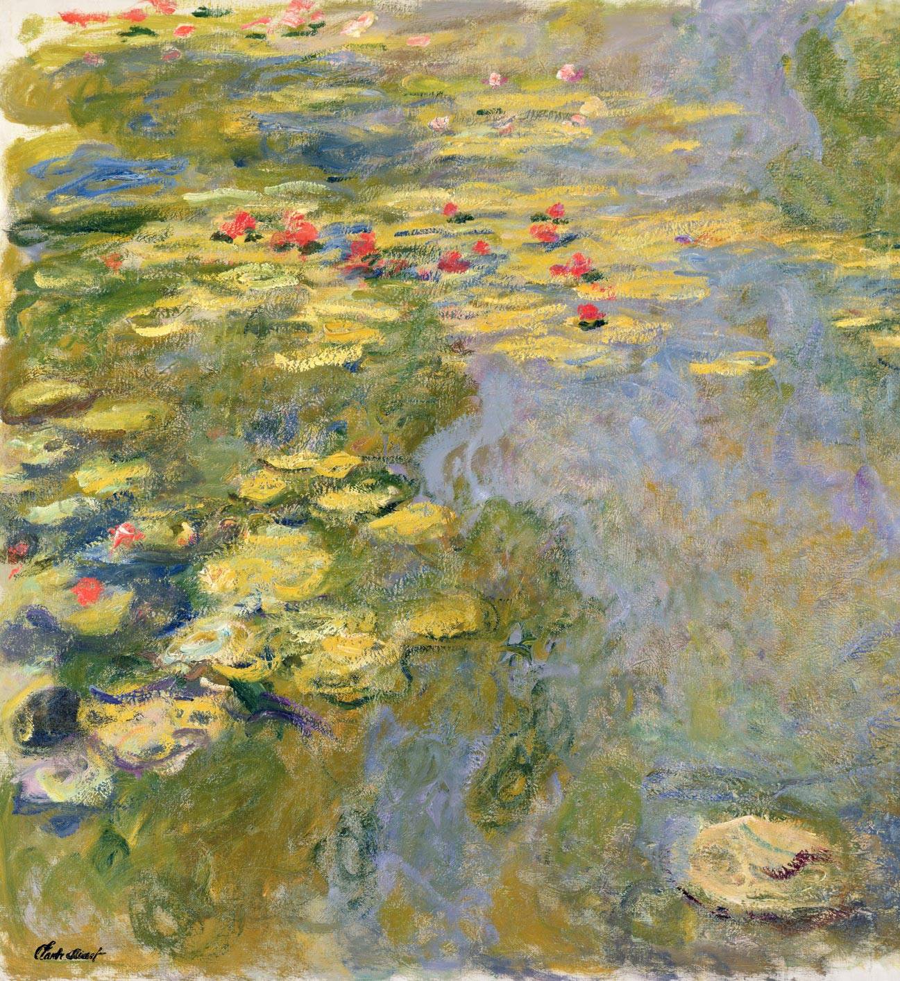 Claude Monet, Le Bassin aux nymphéas, 1917-1919

Huile sur toile, 130 x 120 cm
Inv. 5165
Paris, musée Marmottan Monet
© Bridgeman Images