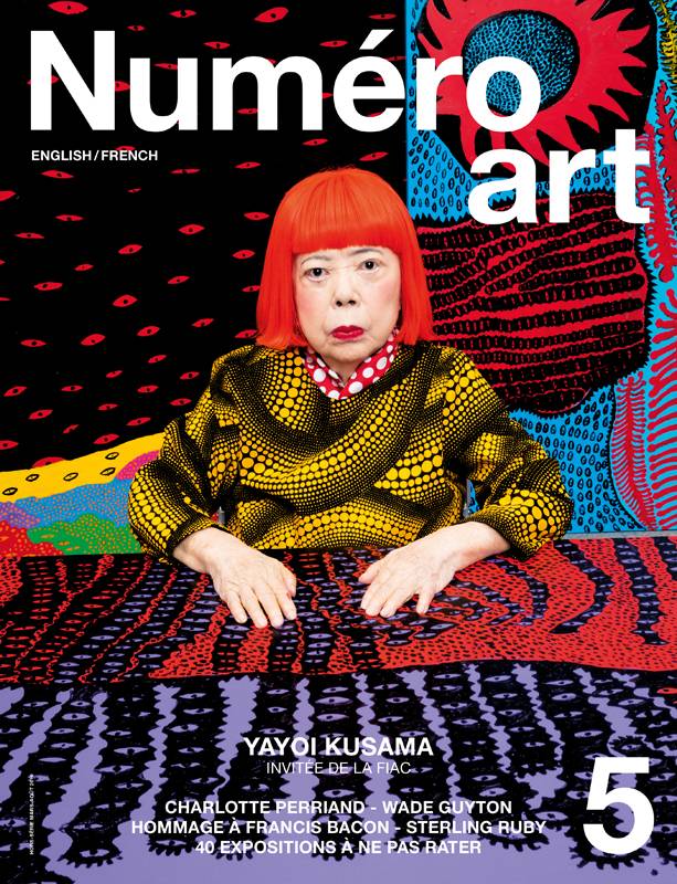 L'artiste Yayoi Kusama en couverture de Numéro art #5
