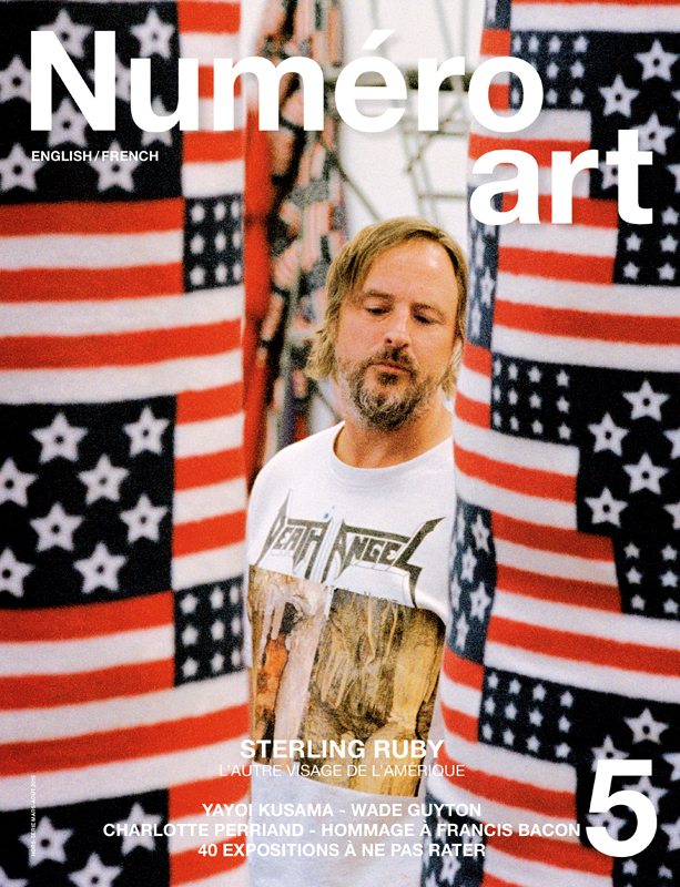 L'artiste Wade Guyton en couverture de Numéro art #5