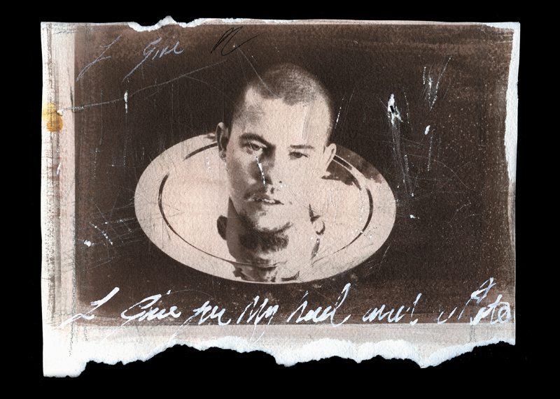 Ann Ray, I Give You My Soul (Lee McQueen, gum bichromate by the artist). Courtesy of the artist.