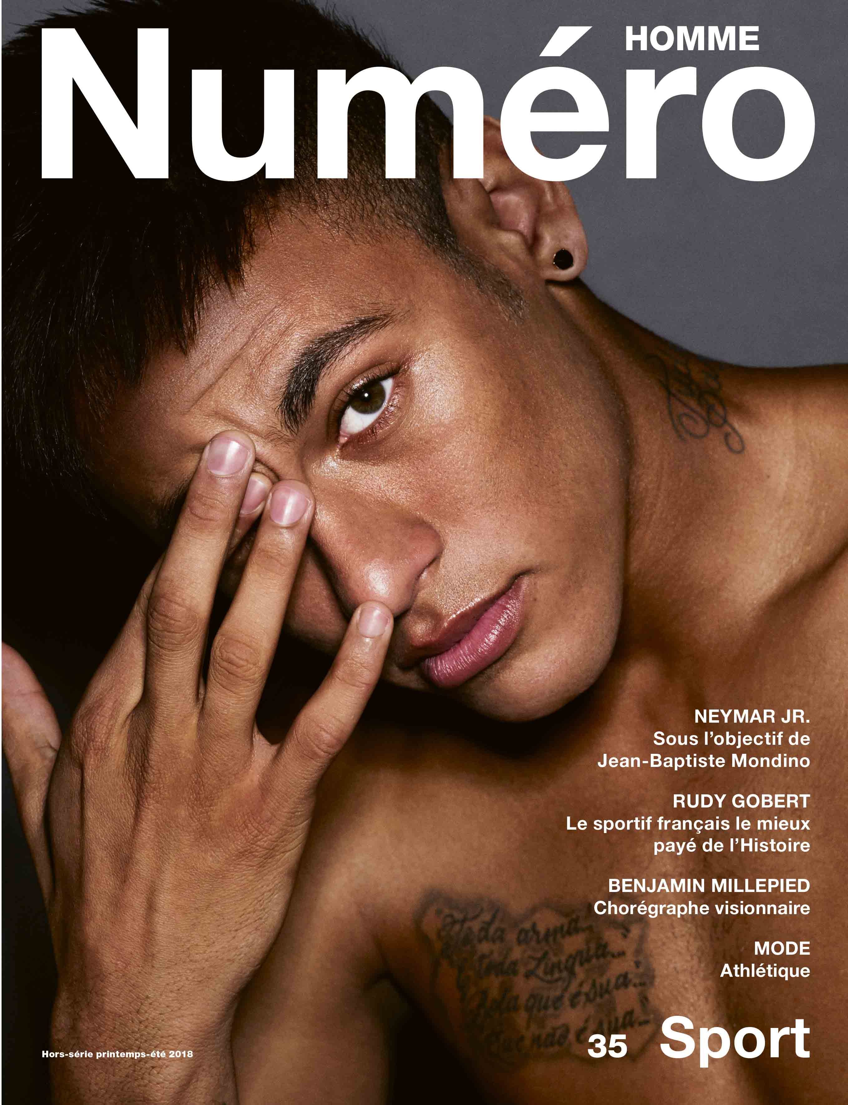 Neymar Jr. par Jean-Baptiste Mondino pour Numéro Homme “Sport”