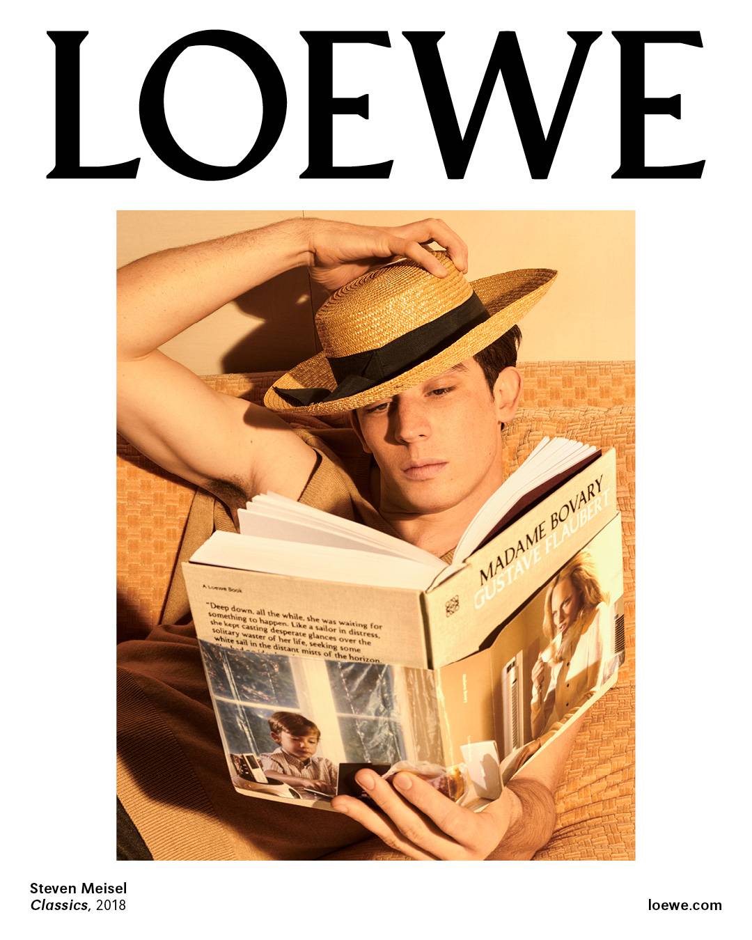 L’acteur Josh O‘Connor et “Madame Bovary” invités de la campagne Loewe homme automne-hiver 2018
