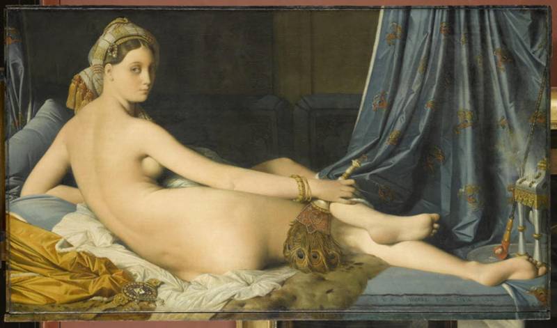 “Une odalisque”, dite “La grande odalisque”, Jean-Auguste-Dominique Ingres, 1814 © 2017 RMN-Grand Palais (musée du Louvre) / Franck Raux