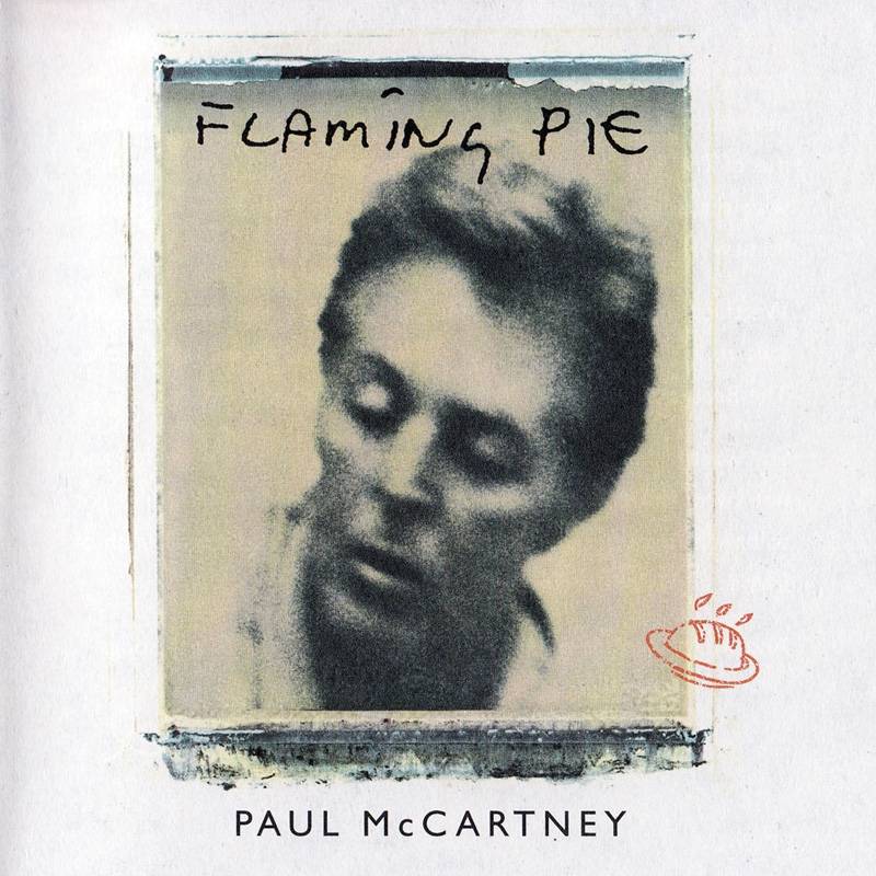 La pochette de "Flaming Pie" par Linda McCartney.
