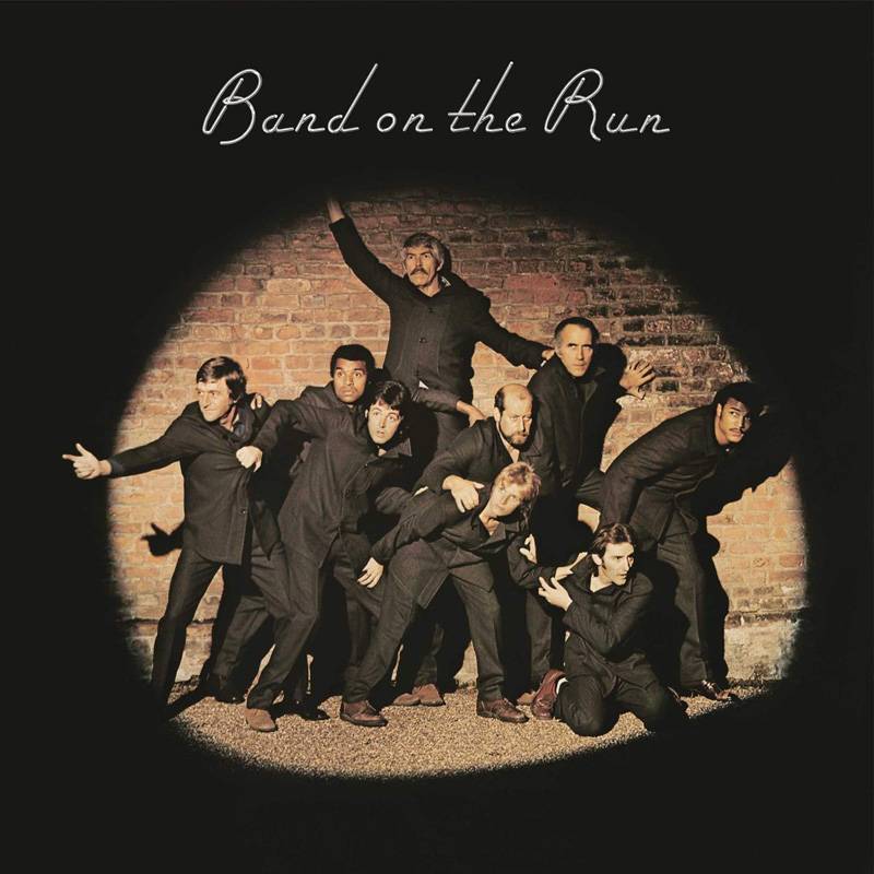 La pochette de "Band on the Run" par Clive Arrowsmith.