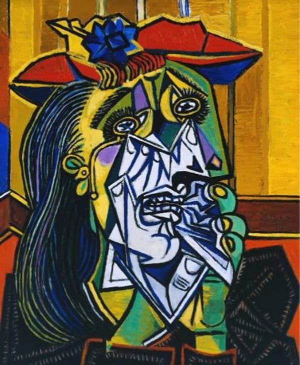 “La Femme qui pleure” (1937) de Pablo Picasso.