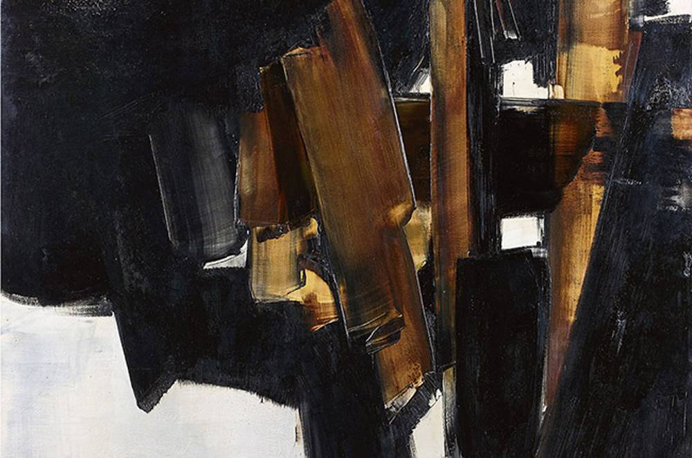 Pierre Soulages “Peinture, 200 × 162 cm, 14 mars 1960”