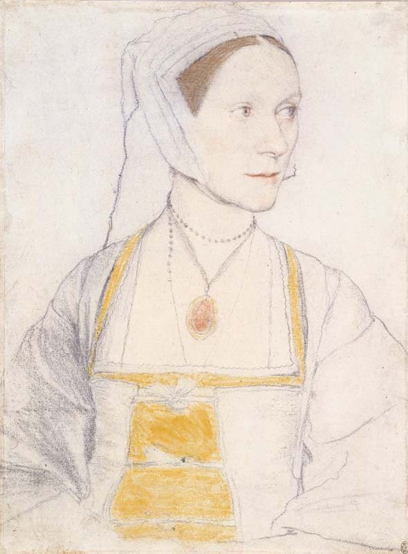 Hans Holbein II, Cecily Heron, daughter of Sir Thomas More, c.1527 Royal Collection Trust / © Her Majesty Queen Elizabeth II