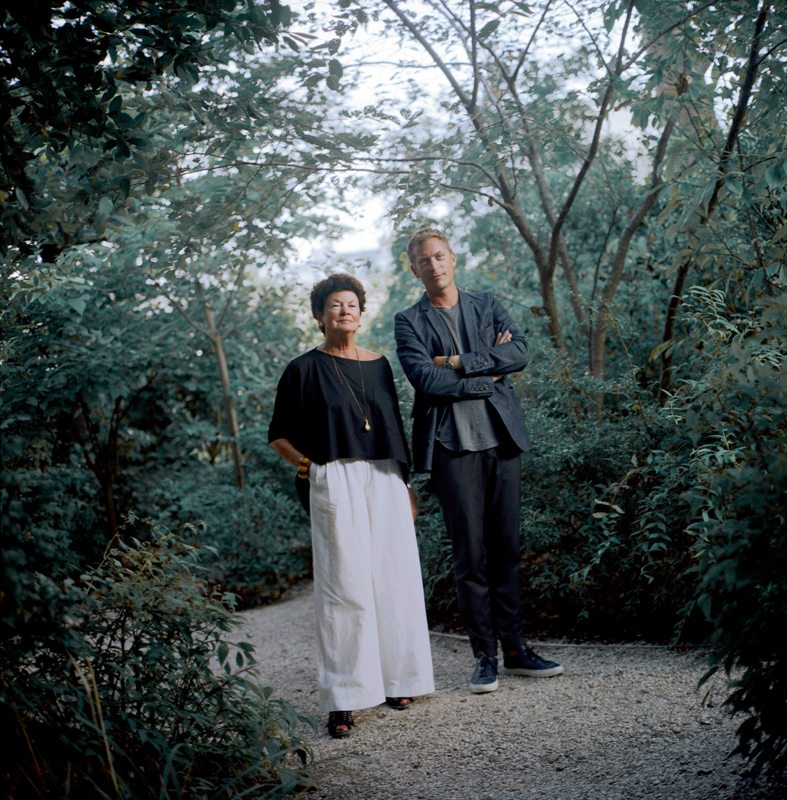 Chantal Crousel et son fils Niklas Svennung photographiés par Jean-Luc Moulène