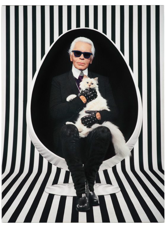 Karl Lagerfeld par Pierre et Gilles. “For your eyes only”, Karl Lagerfeld, 2013.