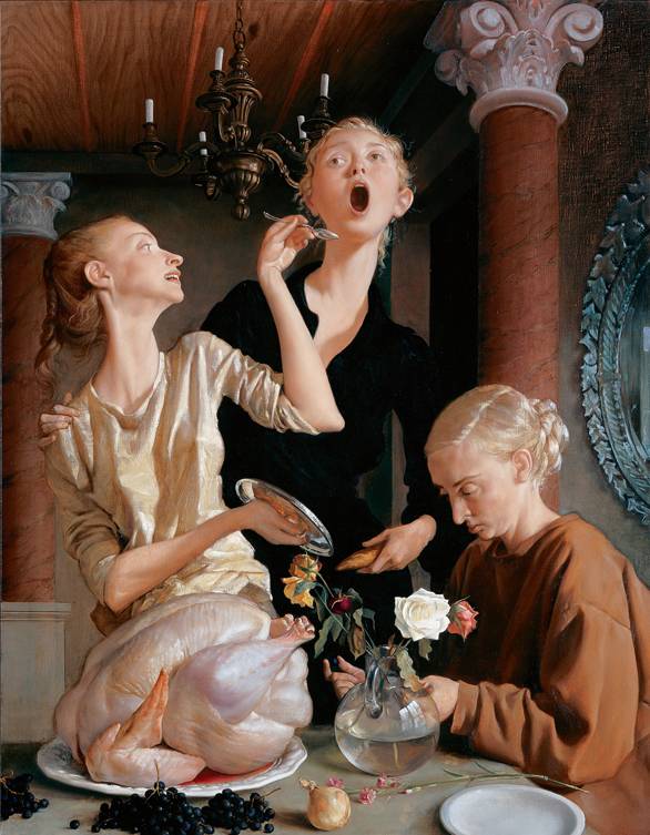 “Thanksgiving” (2003). Huile sur toile, 172,7 x 132,1 cm.