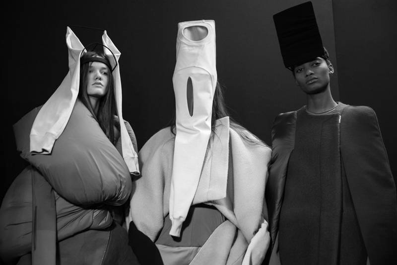 House of Malakai creations at Rick Owens fall-winter 2017-2018 show photographed by Mehdi Mendas